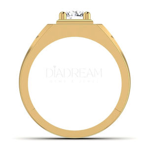 Bague de luxe en argent sterling 925 entièrement glacée personnalisée coupe ronde Leb Grown Diamond pour mariage ou fête - Product Image 5