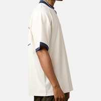 T-shirt décontracté pour homme en jersey polyester/coton, coupe classique, imprimé astronaute, col rond, streetwear tendance, été, avec strass