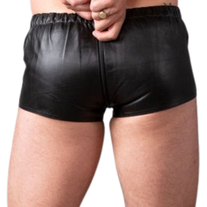 Blitz <b>Leather</b> <b>Jeans</b> with Two Way Zip Black <b>Faux</b> <b>Leather</b> Fetish Pants - Product Image 4