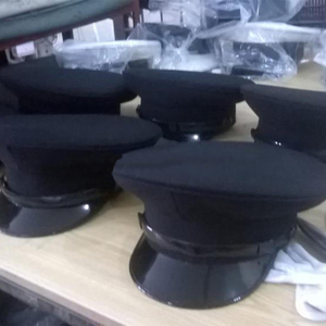 WW1 allemand de haute qualité exigence uniforme extérieur 100% laine tissu Logo personnalisé visière chapeau - Product Image 4