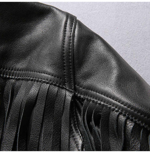 Fabricant en gros de vestes en cuir véritable, veste en cuir pour homme, costume, veste de moto, fabricant de haute qualité - Product Image 4