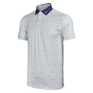 Chemise de golf pour homme Handee, 6 couleurs, respirante, 100% polyester, tricotée, imprimée par sublimation, col marine - Product Image 1