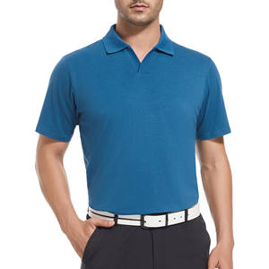 Polos de golf à manches courtes de style décontracté avec logo personnalisé en Offres Spéciales sérigraphie en soie polos coupe normale pour hommes - Product Image 2