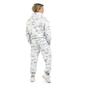 Chándal con capucha de nuevo diseño 2023, conjunto de Fitness informal con sublimación, temporada Otoño/Invierno, tela suave delgada, patrón sólido - Product Image 3