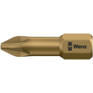 WERA Bit 855/1 TH PZD 1/4" Drive 25mm Extra Hard Torsion Zone <b>Screwdriver</b> Bit-Pack of 10 - Product Image 1