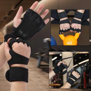 ถุงมือออกกำลังกายแบบสแปนเด็กซ์ยกน้ำหนักปรับแต่งได้สำหรับกลางแจ้ง - Product Image 3