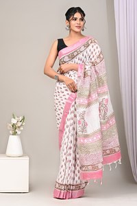 Très beau saree de mariage avec bordure Zari - Product Image 4