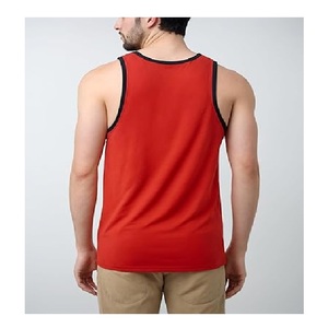 Whole sale price OEM service Tank Top Comfortable 100% Cotton Single Jersey Solid Color Sleeveless Best Price in Bangladesh - Product Image 5