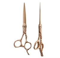 Ciseaux de coiffure professionnels en acier inoxydable de 6 pouces pour gauchers, kit de ciseaux à effiler, ensemble de ciseaux de barbier IMANS ENTERPRISES