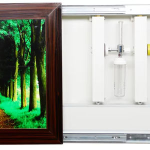 Unité de chevet VIP pour patient, 2 portes coulissantes et peinture électrostatique, mobilier hospitalier, équipement médical avec équipement électrique - Product Image 1