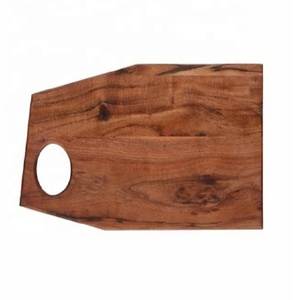 Planches à découper frire avec poignée, en bois d'acacia organique, grande taille pour la viande, meilleure vente, 2019 - Product Image 6