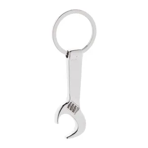 Portachiavi Promozionale Personalizzato con Chiave Inglese e Apribottiglie, Gadget con Moschettone - Product Image 1