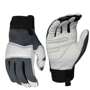 Gants de mécanicien de travail en cuir pour hommes, haute performance, haute qualité - Product Image 1