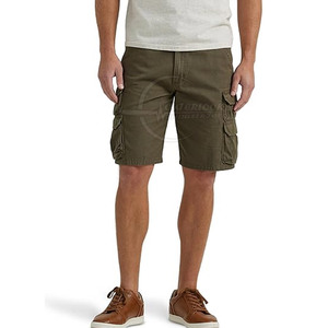 Pantalones cortos vaqueros de hombre con logotipo personalizado impreso, fabricación de algodón hecho con patrón sólido, estilo informal, talla adulta para Pakistán - Product Image 1