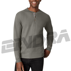 Acheter chemise grise à manches longues pour hommes, moderne, premium, douce, confortable, parfaite, décontractée, élégante, ambiance streetwear urbaine - Product Image 1