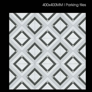 Carreaux de porcelaine pour extérieur, zone de stationnement, 40x40 cm, 400x400 mm, 16x16 pouces, surface mate, sol durable pour allée - Product Image 1