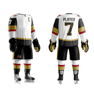 Camisetas de hockey sobre hielo sublimadas personalizadas unisex, uniformes de hockey sobre hielo para hombres con diseño personalizado, Impresión de logotipo, ropa deportiva OEM - Product Image 3