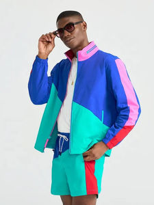 Conjunto cortavientos impermeable para exteriores de calidad superior para hombre, nueva chaqueta ligera informal de primavera y pantalones cortos transpirables 2025 - Product Image 3