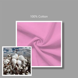 กระเป๋าช้อปปิ้งผ้าฝ้าย 100% สีชมพูล้วน สำหรับใส่ผักผลไม้ ขายส่ง MOQ ต่ำ รับทำโลโก้ตามสั่ง - Product Image 5