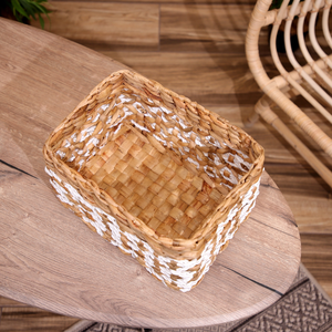 ตะกร้าเก็บของสานมือจากใยมะพร้าวธรรมชาติ เป็นมิตรกับสิ่งแวดล้อม ของตกแต่งบ้าน - Product Image 4