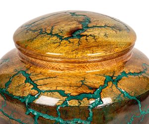 Urna de cremación conmemorativa para cenizas humanas, figura de Lichtenberg, urna de cremación de madera para cenizas - Product Image 3