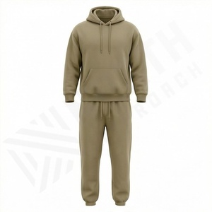 Conjunto de Sudadera con Capucha y Pantalones Deportivos Extra Grandes Personalizados, Chándales Holgados de Gran Peso para Hombre, Estilo Urbano, Color Personalizado - Product Image 1