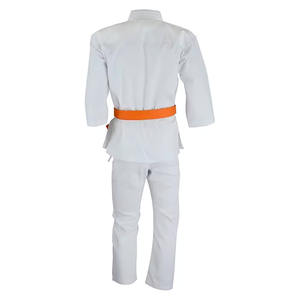 Meilleures ventes en gros Uniforme de karaté Hommes Femmes Combinaisons d'arts martiaux professionnelles Unisexe Combinaison de combat en coton avec logo personnalisé - Product Image 2