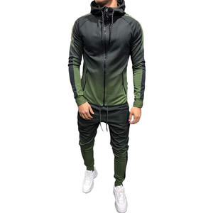 Últimos Conjuntos Deportivos de Estilo Degradado Más Vendidos a Precio Económico con Cuello con Cremallera, Conjuntos Deportivos OEM, Colección de Conjuntos Deportivos para Hombre en Tendencia - Product Image 4