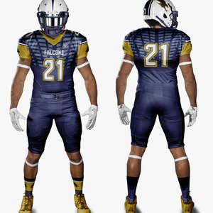 ชุดอเมริกันฟุตบอลสไตล์เฉพาะตัว แบบสั่งทำพิเศษสำหรับทีมฟุตบอลระดับชาติ พิมพ์ลายดิจิทัล ระบายอากาศได้ดี ไซส์พลัส - Product Image 5