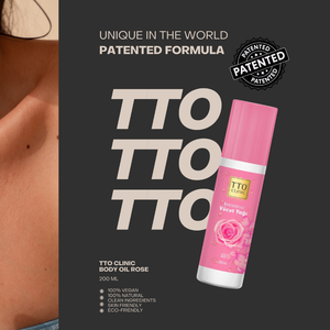 Aceite Corporal Hidratante TTO Clinic Rosa 200ml, Aceite Corporal Nutritivo - Product Image 3
