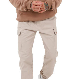 Haute qualité hommes Fitness pantalons de sport multi-poches tactique Cargo travail Style taille moyenne lâche plaine tenue décontracté Pakistan tissu - Product Image 1