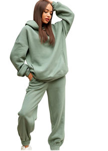 2025 femmes mode ensemble femmes survêtement personnalisé respirant 100% coton vente chaude tendance Design mode survêtement pour les femmes - Product Image 5