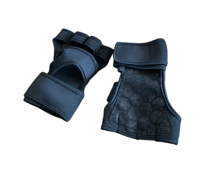 ถุงมือออกกำลังกายผ้าสแปนเด็กซ์ระบายอากาศได้ดีสำหรับผู้ชายใช้ในยิมถุงมือสำหรับยกน้ำหนักตกปลาฟิตเนส - Product Image 4