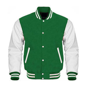 <b>Mens</b> Orange <b>White</b> Varsity <b>Jacket</b> Stylish College Bomber Outerwear Trendy Streetwear Warm Winter Fashion <b>Jacket</b> - Product Image 2