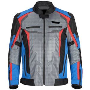 Chaqueta de carreras textil recubierta de lona para corredores de automóviles al aire libre cuello alto a prueba de viento e impermeable ropa de invierno para jinetes - Product Image 5