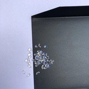 พลอยรูปวงรีทรงรีทรงเหลี่ยมเพชรพลอยสีรุ้งธรรมชาติขนาด2มม. 3มม. - Product Image 1