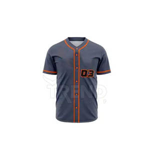 Conjuntos de camisetas de béisbol personalizables para hombres, ropa deportiva transpirable con etiqueta privada y diseño de logotipo propio - Product Image 4