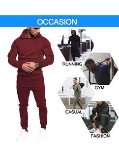 Les survêtements pour hommes fabriqués en usine personnalisent le logo Prix abordable créez votre idée de survêtements pour hommes - Product Image 4