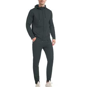 Conjunto Deportivo de Dos Piezas Personalizado de Moda para Hombre, Poliéster y Algodón, Informal, para Otoño, Chándal para Correr, Traje Deportivo 2026 - Product Image 6