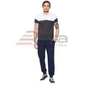 2024 Customized Men's for Polo Shirts New Pakistan Made Best Quality Breathable <b>Flannel</b> Solid Pattern with Custom Logo Design - Product Image 3
