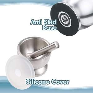 Mortero y Maja versátiles, perfectos para especias, hierbas y más mortero y Maja clásicos, un imprescindible para los chefs caseros - Product Image 2