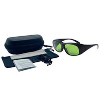 Lunettes de sécurité laser 1064nm Lunettes de protection des yeux laser Haute qualité OD 7 + Diode ND: Protection combinée au laser YAG