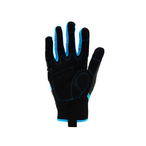 Gants de mécanicien en cuir de protection Fermeture à cordon Doigts rembourrés Construction de la paume durable Protection UV pour l'automobile - Product Image 5