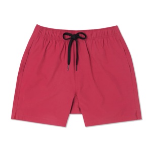 Short de surf pour hommes OEM Classic Beach Canvas Surf Board Shorts Anti-Wrinkle Spandex Fabric Mid Waist Eco-Friendly Wear - Product Image 2