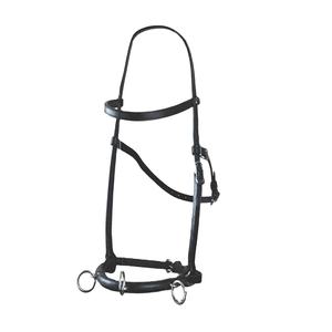 Brides Bride en cuir islandais noir légende en cuir de haute qualité bride de cheval Rub international - Product Image 1