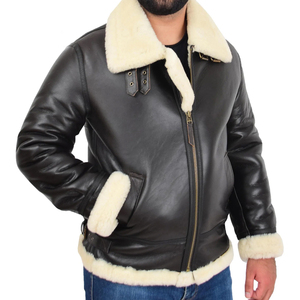 Moda personalizada nueva llegada de alta calidad chaqueta de cuero de Moda hombre nueva moda hombres PU chaqueta de cuero hombres al por mayor - Product Image 6