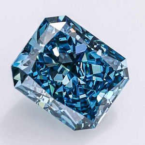 2.51 diamants cultivés en laboratoire CT coupe rayonnante VS1 diamant en vrac CVD couleur bleue diamants polis clarté VS1 - Product Image 5