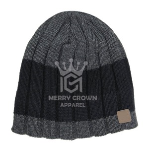 Bonnets d'hiver personnalisables en jacquard de laine mélangée-Vente en gros prêts pour la plage - Product Image 2