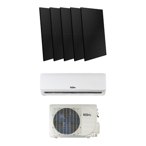 ชุดเครื่องปรับอากาศมินิสปลิตพลังงานแสงอาทิตย์แบบไฮบริด EG4 12k (R32) - Product Image 2