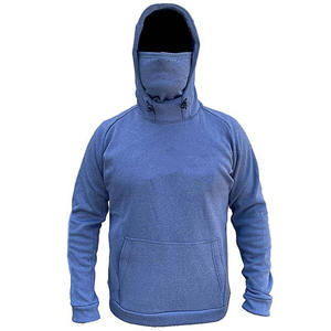 Sudadera de Pesca con Capucha y Máscara, Diseño Personalizado, Secado Rápido, Transpirable, Protección Solar UPF 50+, Poliéster/Algodón, Manga Larga - Product Image 1